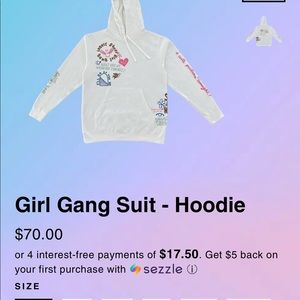 Lonely ghost girl gang hoodie